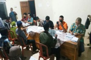 Polsek Dente Teladas Pam Pembagian Dana BST Dibeberapa Kampung