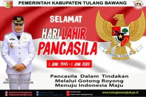 Bupati Tulang Bawang Ajak  Masyarakat Untuk Mengamalkan Nilai-Nilai Pancasila