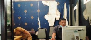 Duh, Sibuk atau Lupa, Ruang Tunggu Tamu Sekda Lampura Tak Sedap Dipandang Mata