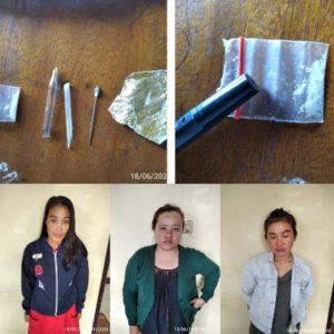 Hendak Pesta Narkoba, 3 Wanita Ini Diciduk Polsek Bukit Kemuning