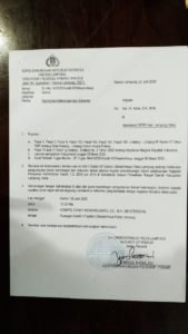 Masih Gelap, Materi Pemanggilan Sekwan DPRD Lampura oleh Polda
