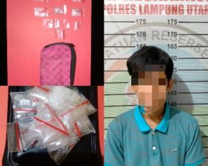 Tim Cobra Satres Narkoba Polres Lampura Mematuk, Pengedar Sabu Dibekuk