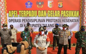 Bupati Winarti Pimpin Apel Terpadu Gugus Tugas Covid-19