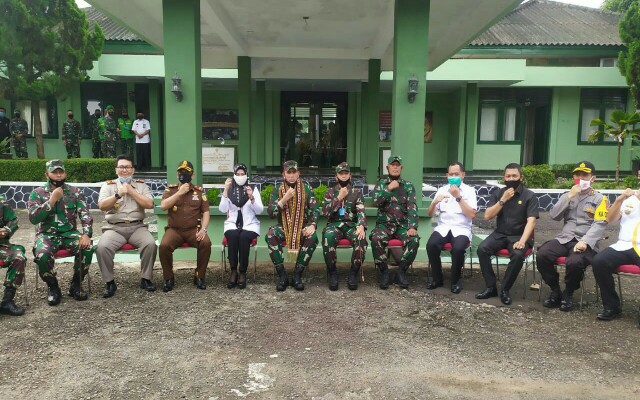 Kunjungan Kerja Pangdam II/Sriwijaya di Kodim 0424/Tanggamus