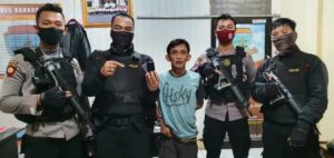 Patroli Walet SatSabhara Polres Lampura Amankan Pemakai Sabu