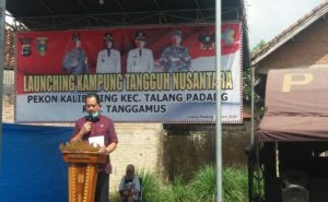 Wabup Tanggamus Launching Kampung Tangguh Nusantara