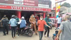 Mahasiswa KKN Unila & Kelurahan Tanjung Aman Lampura Baksos Lawan Covid 19