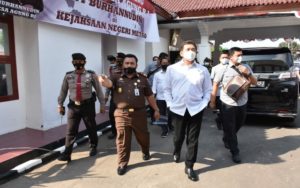 Kejari Kota Metro Sambut Kunjungan Kerja Kejagung RI ST Burhanudin