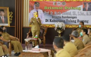 Pemkab Tulang Bawang Dapat Kunjungan Guru Besar IPDN