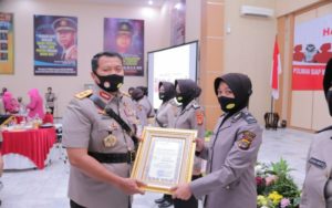 Momen Hari Jadi Polwan Ke-72, Polres Tulang Bawang Mendapat Reward Dari Kapolda Lampung