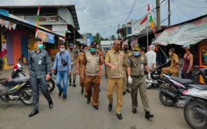 Positif Covid-19 Pasar Kota Agung Ditutup Sementara