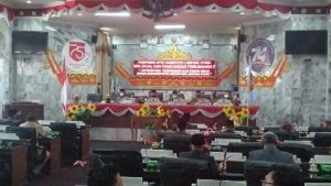 Rapat Paripurna DPRD Lampung Utara Bahas KUA PPAS Tahun 2020