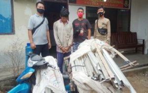 Polsek Menggala Dibantu Warga Berhasil Menangkap Pelaku Curat di Gedung Universitas Megau Pak