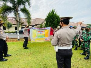 Gabungan TNI Polri Amankan Aksi Damai Aliansi Masyarakat Lampung Utara Bergerak