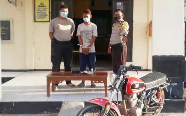 Polsek Rawa Pitu Bekuk Seorang Pemuda Pelaku Curat