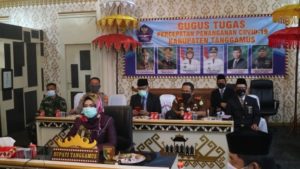 Bupati Ikuti Rapat Paripurna DPRD Penyampaian 4 Rancangan Peraturan Daerah Kabupaten Tanggamus Tahun 2020