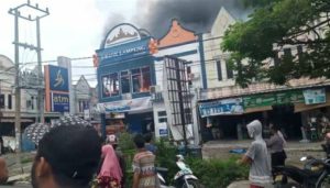 Pasca Kebakaran Kantor Bank Lampung KCP Kota Agung Uang Dalam Brankas Aman