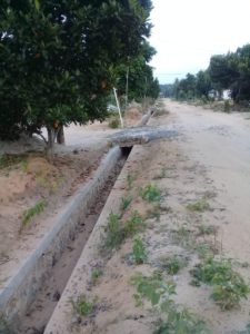Selain BLT,  Pekerjaan Fisik Desa Karang Sari Lampung Utara Rampung 100%