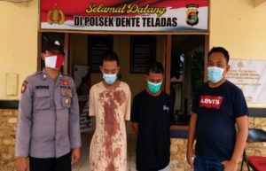 Curi HP Pemandu Karaoke, Dua Pemuda Ditangkap Polsek Dente Teladas