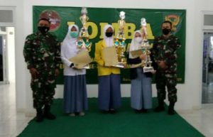 Siswi SMA Negeri 3 Menggala Juara II Lomba Baca Puisi HUT Kodam II/Sriwijaya