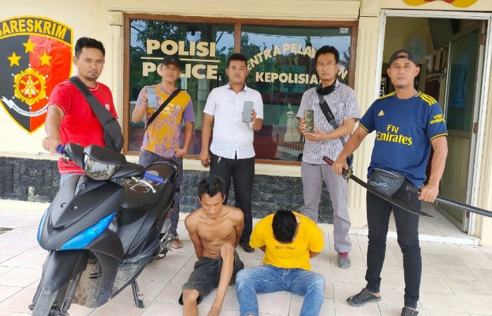 Dua Pemeras Ditangkap Tekab 308 Polres Tulang Bawang