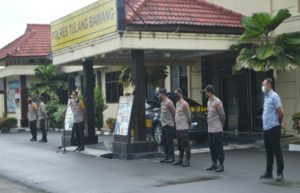 Polres Tulang Bawang Kerahkan Ratusan Personel Amankan Malam Natal 2020