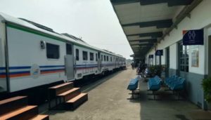 Penumpang Kereta Api Rajabasa Jurusan Kotabumi – Bandar Lampung Gagal Berangkat