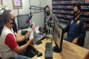 Sosialisasi Penerimaan Polri SIPSS 2021, Polres Lampung Utara Talk Show di Radio Wijaya