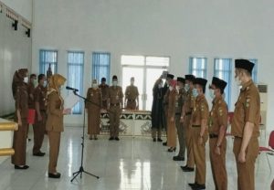 Bupati Tanggamus Lantik 9 Pejabat Eselon II