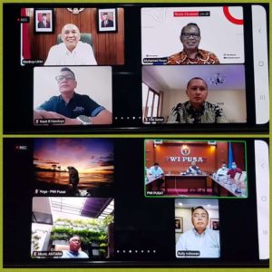 PWI Pusat dan Panitia HPN Gelar Pertemuan Virtual dengan Ketua MPR RI dan Menkop UKM