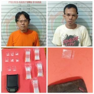 Pengedar- Pengguna Narkoba Diciduk Satres Narkoba Polres Lampung Utara