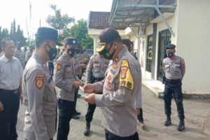 Wakapolres Tulang Bawang Pimpin Gaktiblin di Polsek Banjar Agung