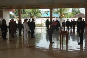 Mewakili Bupati Sekdakab Tulang Bawang Lantik Pejabat Eselon III dan IV