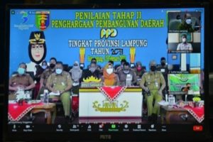Tanggamus Mengikuti Penilaian Tahap II PPD Tingkat Provinsi Lampung secara Virtual