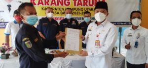 H.M. Erwinsyah Nakhoda Baru Pengurus Karang Taruna Lampung Utara Periode 2021 – 2026