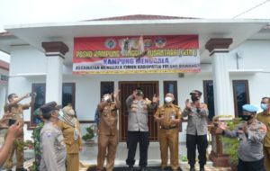 Kampung Menggala Resmi Menjadi KTN, Kompol Nelson : Mari Kita Disiplin Laksanakan 5M