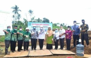 Bupati Tanggamus Lakukan Peletakan Batu Pertama Pembangunan Ponpes Sabilil Muttaqin