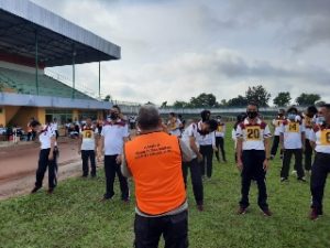 Polres Lampung Utara Gelar Ujian Kesamaptaan Jasmani dan Beladiri Polri