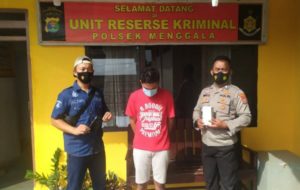 Seorang Pria Curi HP Dibekuk Polisi Polsek Menggala