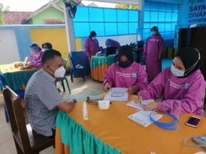 Puluhan Jurnalis Lampung Utara Divaksin Covid 19