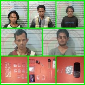 5 Penyalahguna Narkoba Diringkus Satres Narkoba Polres Lampung Utara