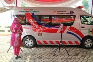 Bupati Tanggamus Launching Mobile Laboratorium RT-PCR