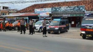 Polres Tulang Bawang Gelar Patroli Skala Besar Pada Peringatan Hari Buruh (May Day)