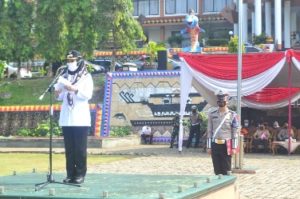 Menjelang Hari Raya Iedul Fitri Kabupaten Tanggamus Gelar Pasukan Operasi Ketupat Krakatau Tahun 2021