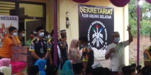 LSM GMBI Abung Selatan Gelar Buka Bersama dan Santuni Anak Yatim serta Orangtua Jompo
