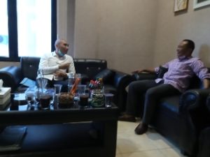 Silaturahmi PWI Lampura dengan Kejari, Jalin Interaksi