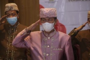 Bupati Lampura Budi Utomo Ikuti Upacara Harlah Pancasila