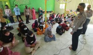 Polisi Masuk Pesantren, Satlantas Polres Tulang Bawang  Edukasi   Anak Usia Dini