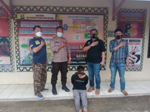 Pencuri Tabung Gas di Kandang Ayam Potong Diciduk Polsek Abung Selatan Lampura