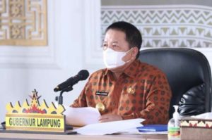 Gubernur Lampung Pimpin Evaluasi Pelaksanaan PPKM Seluruh Lampung